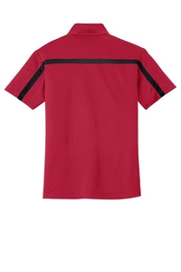 K547 - Port Authority Silk Touch Performance Colorblock Stripe Polo