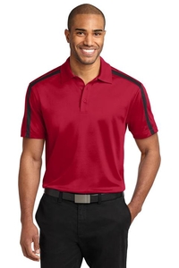 K547 - Port Authority Silk Touch Performance Colorblock Stripe Polo