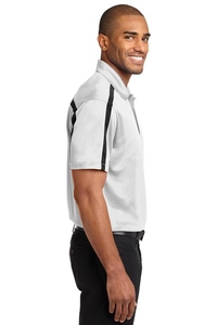 K547 - Port Authority Silk Touch Performance Colorblock Stripe Polo