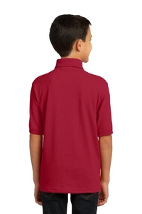 KP55Y - Port & Company Youth Core Blend Jersey Knit Polo