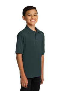 KP55Y - Port & Company Youth Core Blend Jersey Knit Polo