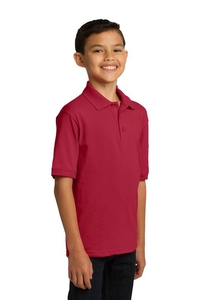 KP55Y - Port & Company Youth Core Blend Jersey Knit Polo