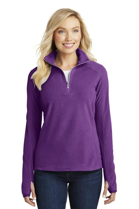 L224 - Port Authority Ladies Microfleece 1/2-Zip Pullover