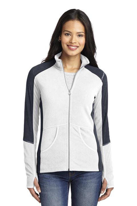 L230 - Port Authority Ladies Colorblock Microfleece Jacket