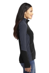 L230 - Port Authority Ladies Colorblock Microfleece Jacket