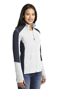 L230 - Port Authority Ladies Colorblock Microfleece Jacket