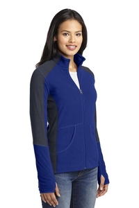 L230 - Port Authority Ladies Colorblock Microfleece Jacket