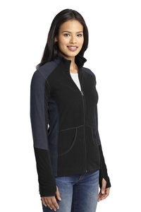 L230 - Port Authority Ladies Colorblock Microfleece Jacket