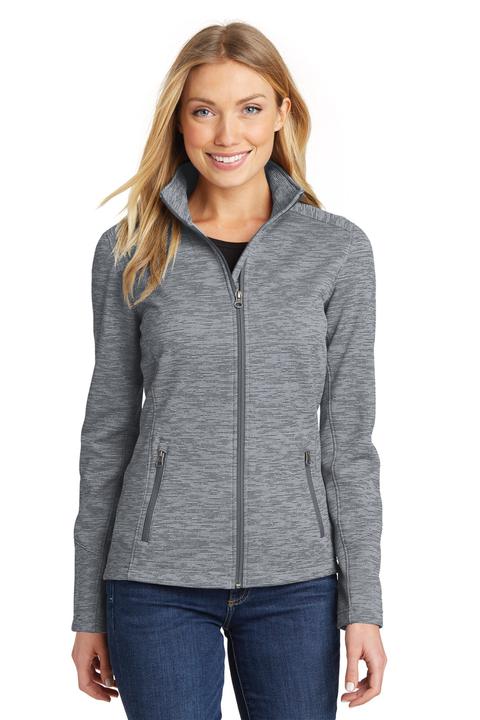 L231 - Port Authority Ladies Digi Stripe Fleece Jacket