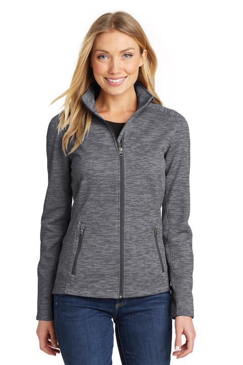 L231 - Port Authority Ladies Digi Stripe Fleece Jacket