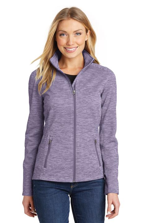 L231 - Port Authority Ladies Digi Stripe Fleece Jacket