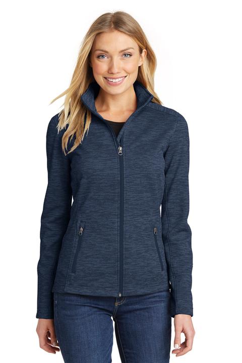 L231 - Port Authority Ladies Digi Stripe Fleece Jacket