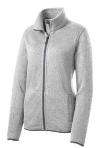 L232 - Port Authority Ladies Sweater Fleece Jacket