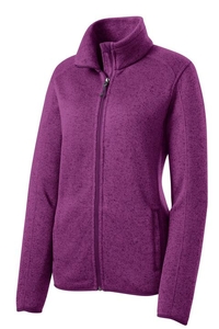 L232 - Port Authority Ladies Sweater Fleece Jacket