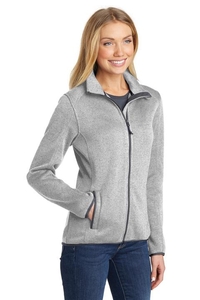 L232 - Port Authority Ladies Sweater Fleece Jacket