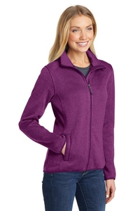 L232 - Port Authority Ladies Sweater Fleece Jacket