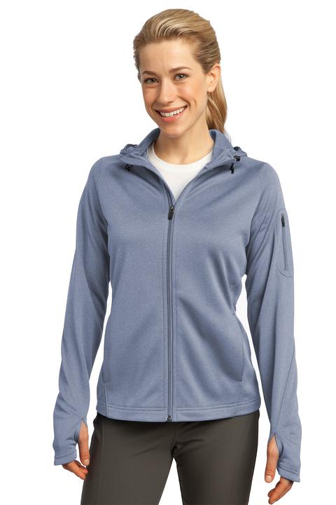 L248 - Sport-Tek Ladies Tech Fleece Full-Zip Hooded Jacket