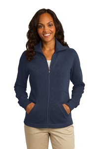 L293 - Port Authority Ladies Slub Fleece Full-Zip Jacket