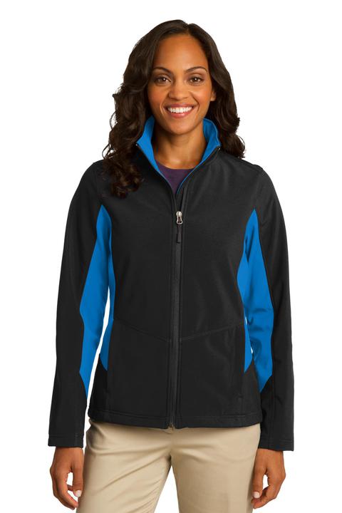 L318 - Port Authority Ladies Core Colorblock Soft Shell Jacket