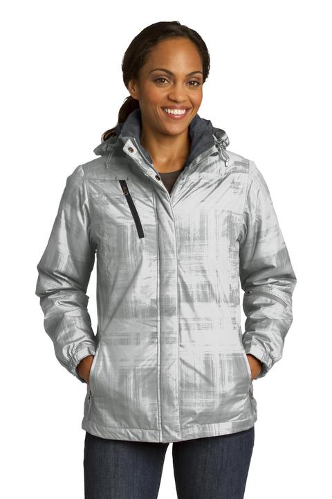 L320 - Port Authority Ladies Brushstroke Print Insulated Jacket