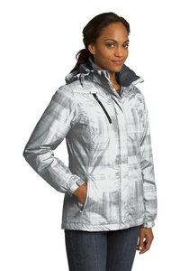 L320 - Port Authority Ladies Brushstroke Print Insulated Jacket