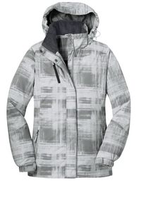 L320 - Port Authority Ladies Brushstroke Print Insulated Jacket