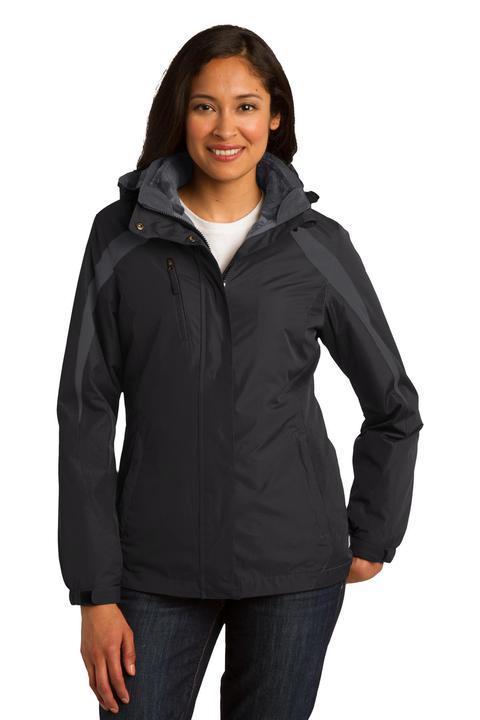 L321 - Port Authority Ladies Colorblock 3-in-1 Jacket