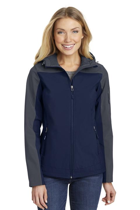 L335 - Port Authority Ladies Hooded Core Soft Shell Jacket