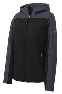 L335 - Port Authority Ladies Hooded Core Soft Shell Jacket