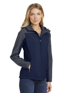 L335 - Port Authority Ladies Hooded Core Soft Shell Jacket