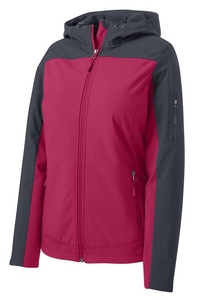 L335 - Port Authority Ladies Hooded Core Soft Shell Jacket