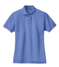 L420 - Port Authority Ladies Heavyweight Cotton Pique Polo.  L420