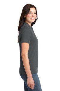 L420 - Port Authority Ladies Heavyweight Cotton Pique Polo.  L420