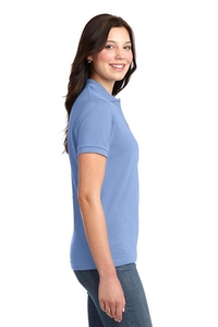 L420 - Port Authority Ladies Heavyweight Cotton Pique Polo.  L420