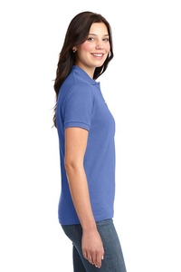 L420 - Port Authority Ladies Heavyweight Cotton Pique Polo.  L420