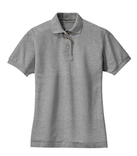 L420 - Port Authority Ladies Heavyweight Cotton Pique Polo.  L420