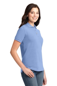 L420 - Port Authority Ladies Heavyweight Cotton Pique Polo.  L420