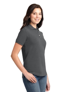 L420 - Port Authority Ladies Heavyweight Cotton Pique Polo.  L420