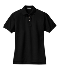 L420 - Port Authority Ladies Heavyweight Cotton Pique Polo.  L420