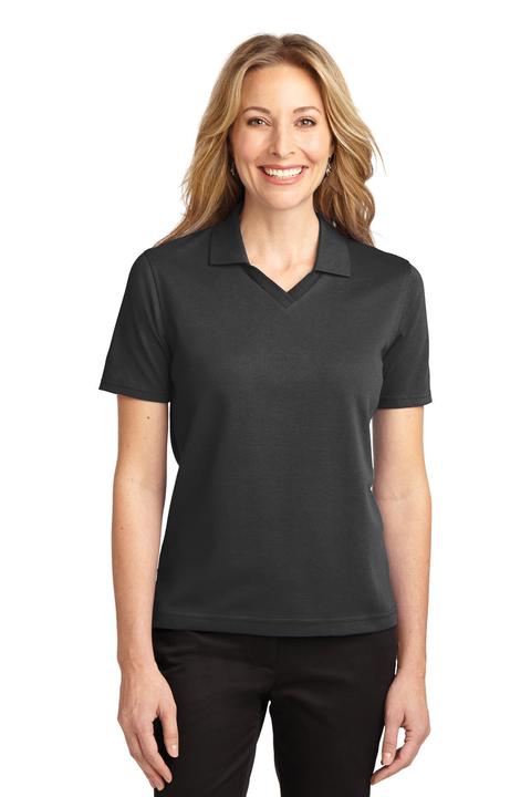 L455 - Port Authority Ladies Rapid Dry Polo.  L455