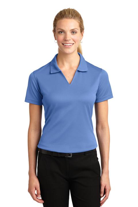 L469 - Sport-Tek Ladies Dri-Mesh V-Neck Polo.  L469