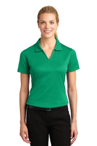 L469 - Sport-Tek Ladies Dri-Mesh V-Neck Polo.  L469