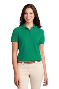 L500 - Port Authority® Ladies Silk Touch Polo.