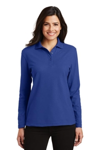 L500LS - Port Authority Ladies  Silk Touch Long Sleeve Polo.  L500LS