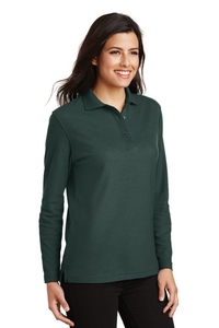 L500LS - Port Authority Ladies  Silk Touch Long Sleeve Polo.  L500LS