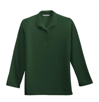 L500LS - Port Authority Ladies  Silk Touch Long Sleeve Polo.  L500LS